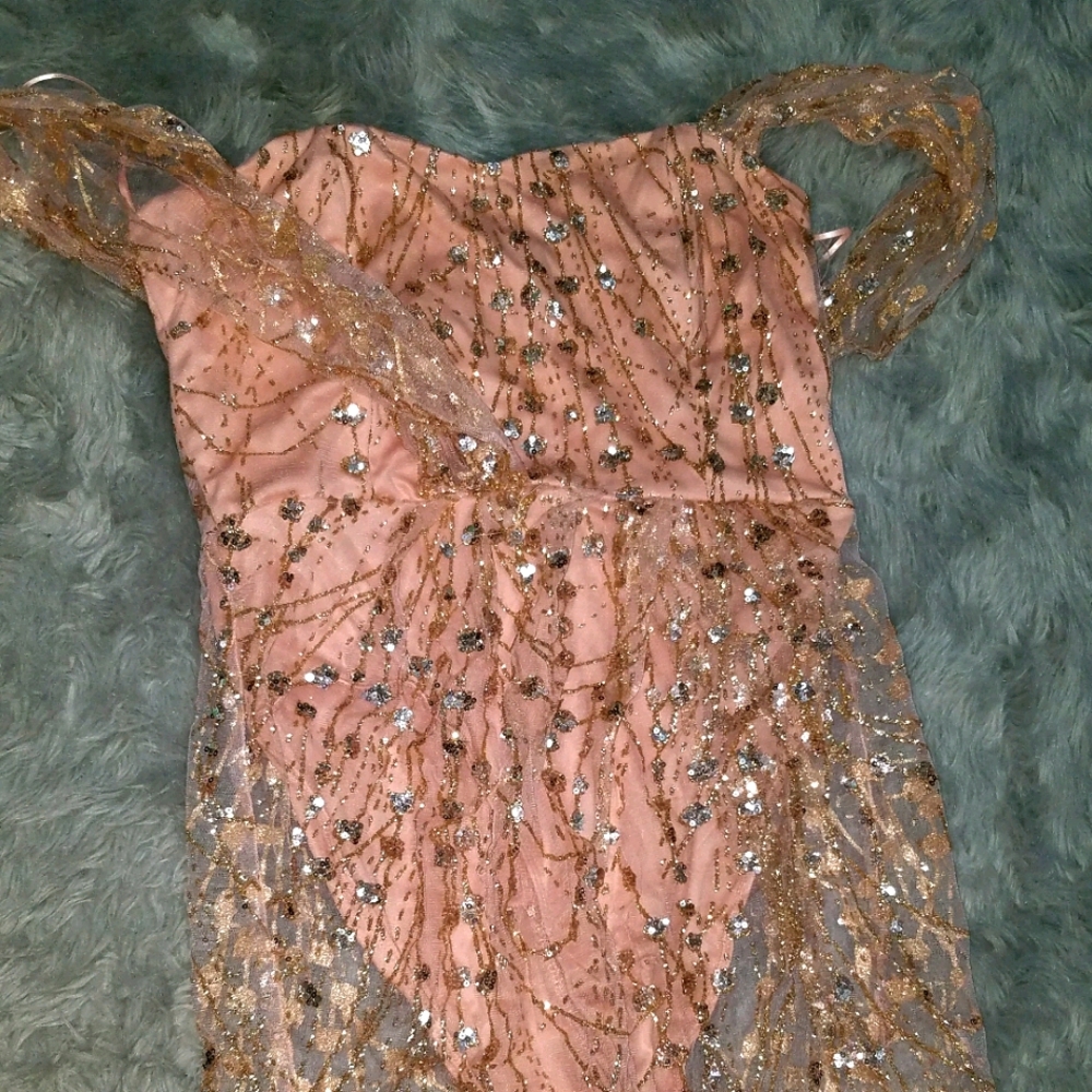 Sexy glittery dress